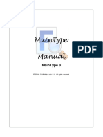 Manual Main Type 8