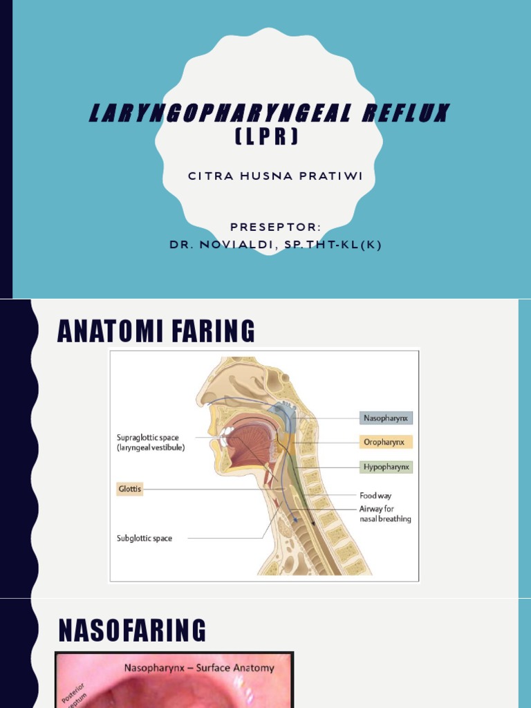 Panduan Lengkap Laryngopharyngeal Reflux (LPR) | PDF