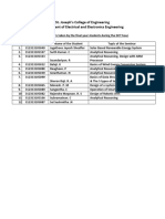 List of Seminar During DCT