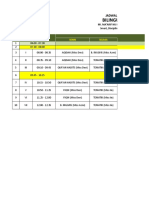 Jadwal Baru - 1 September 2018