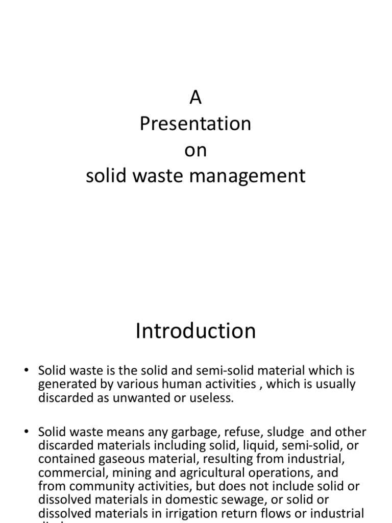 Solid Waste Management in Nepal | PDF | Waste Management | Municipal ...