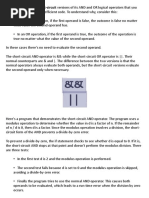 2.7. Short-Circuit Logical Operators
