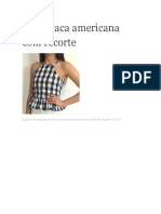 Blusa Caca Americana Com Recorte