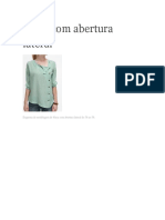 Blusa Com Abertura Lateral