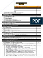 Calling Card Scenario (Checklist) : Check List With Required Steps Done