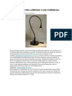 Anatomía de Una Lámpara a Led Comercial