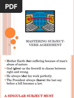 WC Grammar Subject Verb Agreement  Grammatical Number 