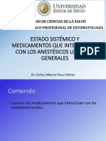 Mediacamentos Que Interactuan Con Los Anestésicos Locales-Dr Paco