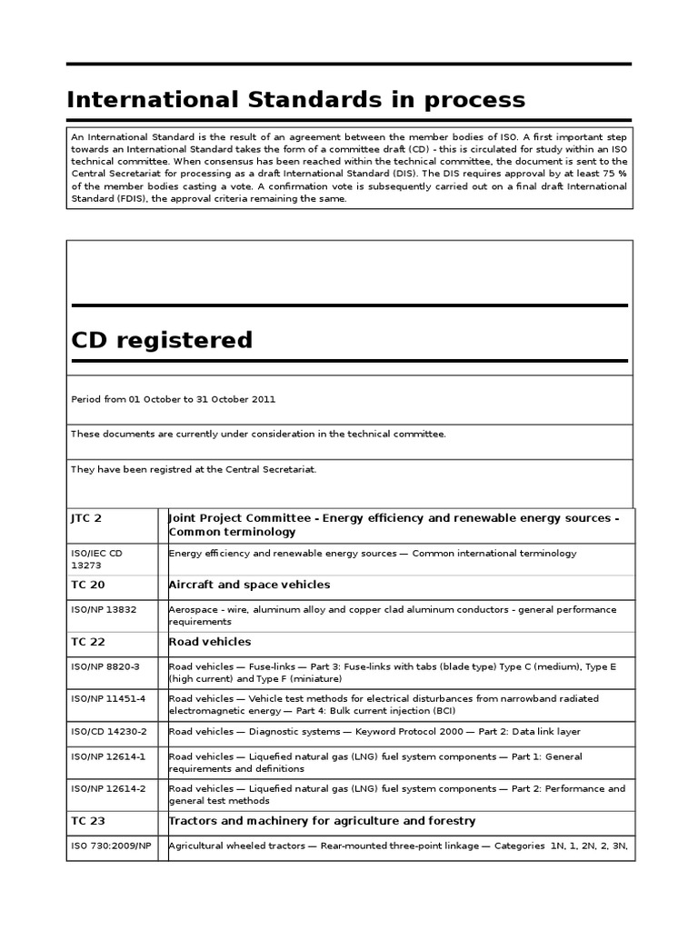Iso Update November2011 | PDF | International Organization For ...
