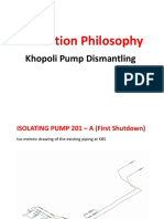 Execution Philosophy: Khopoli Pump Dismantling