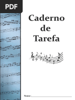 Caderno de Tarefa MTS.