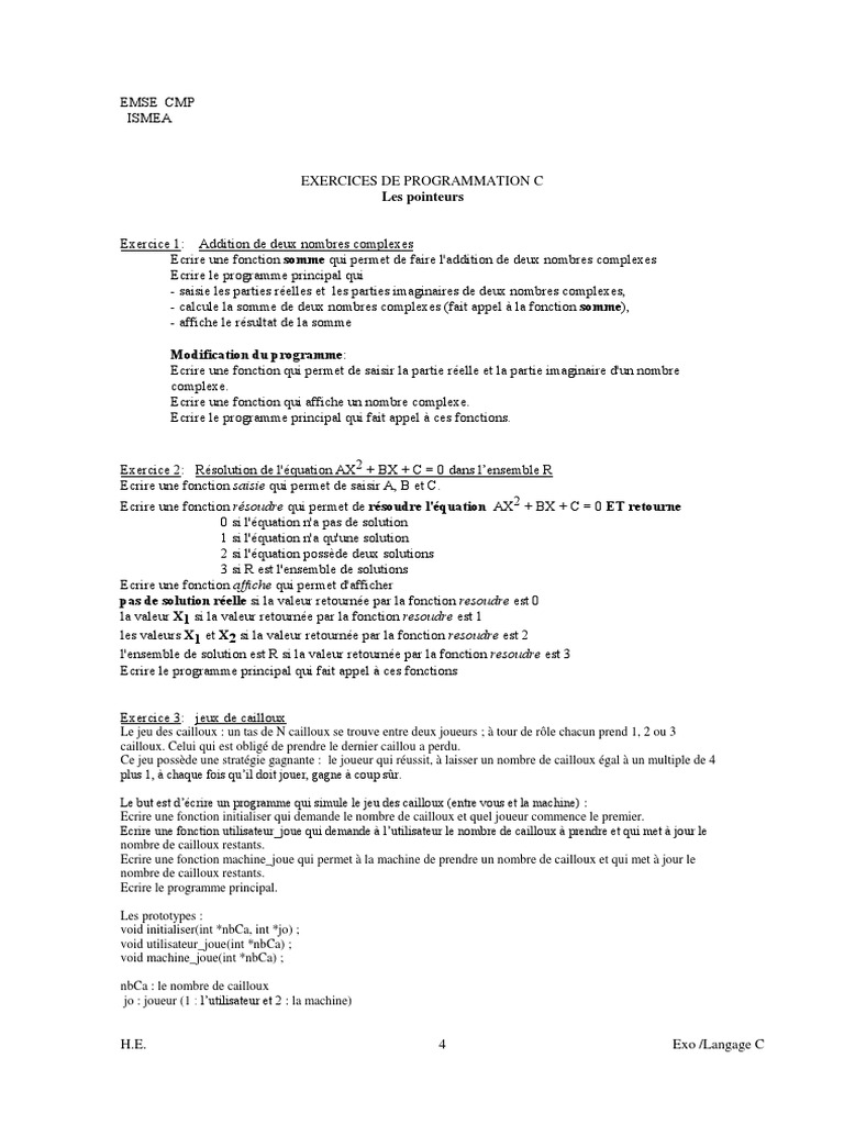 Exercices3 PDF | PDF | Nombre complexe | Matrice (Mathématiques)