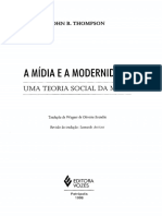 Thompson, John B - A Midia e A Modernidade - Uma Teoria Social Da Midia