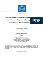 Gasification and Pyrolysis Characterization