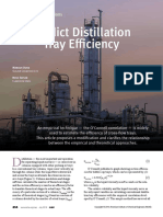 Predict Distillation Tray Efficiency: Reactions and Separations