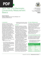 USP 645: Water Conductivity Standards | PDF | Ion | Calibration