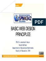 Basic Web Design Basic Web Design Principles Principles Principles Principles