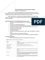 Obturating Materials Used For Pulpectomy in Primary Teeth-A Review