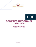 Les Comptes Nationaux 1980-2008 (Base 1998)