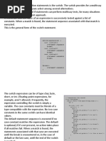 3.3. the Switch Statement