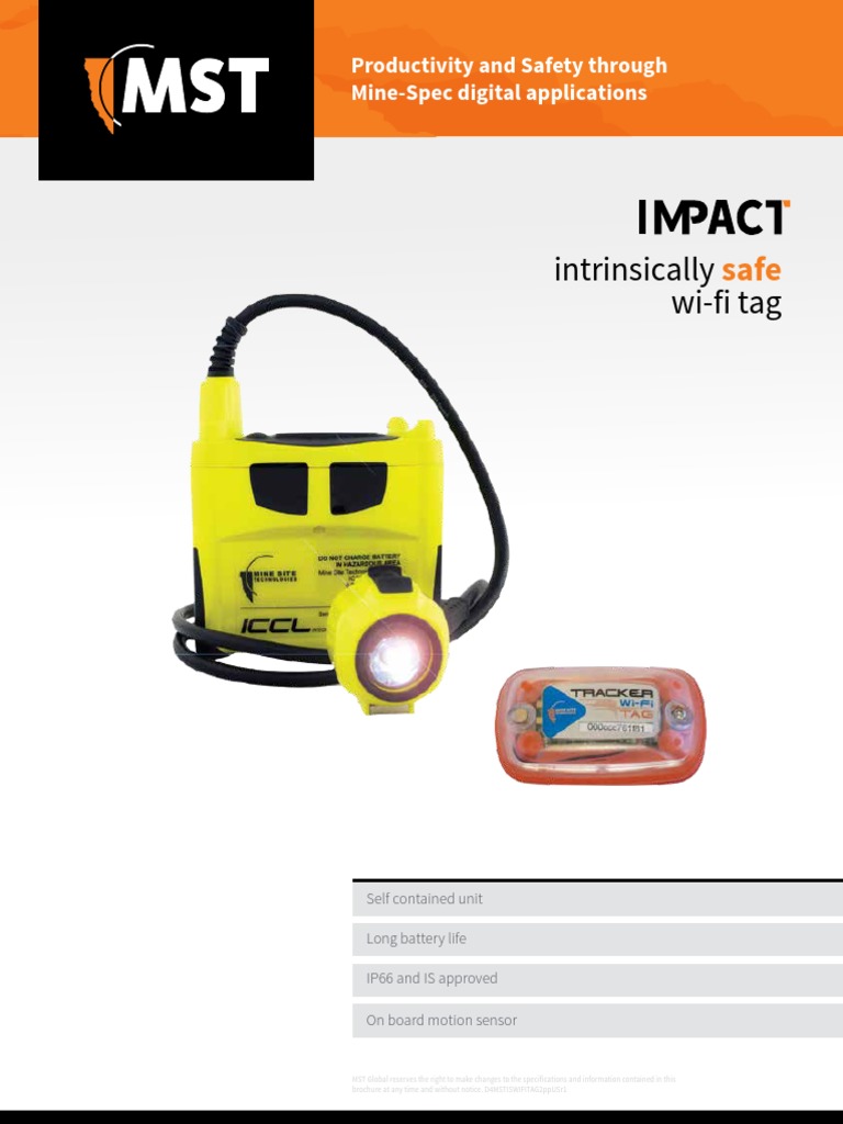 MST isWiFi Tag Datasheet US PDF Wi Fi Electrical Engineering