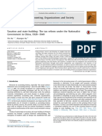 Taxation and Statebuilding The Tax Reform Under The Nationalist Government in China