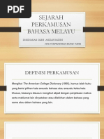 Sejarah Perkamusan Bahasa Melayu