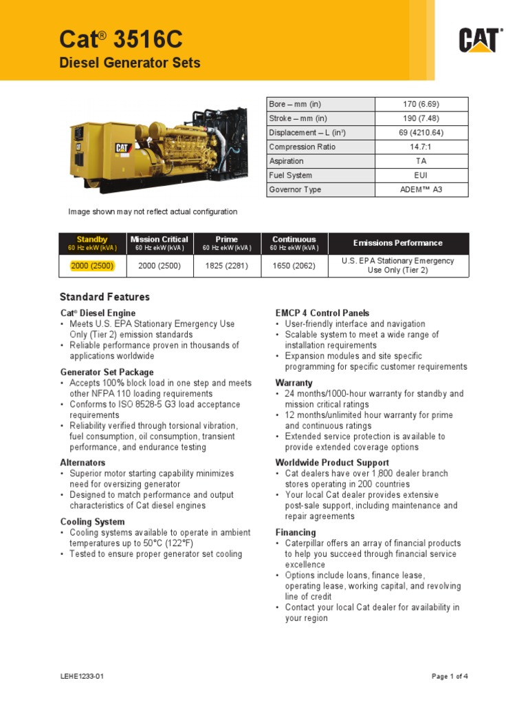 Cat 3516c Manual