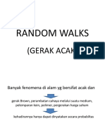 Pert 7. Random Walks
