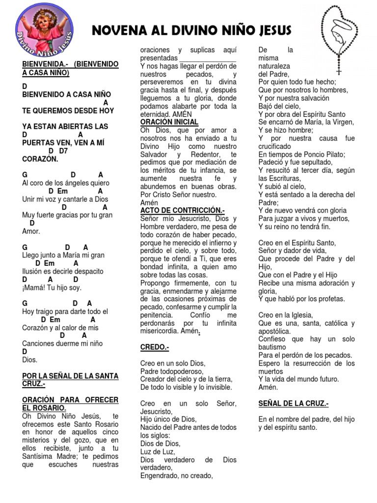 Novena | PDF | María, madre de Jesús | Oración, image size:768x1024