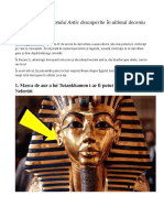 4 Secrete Ale Egiptului Antic Descoperite În Ultimul Deceniu - Odt