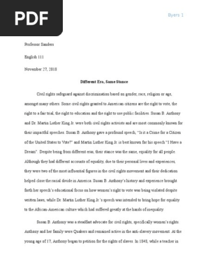 comparative essay