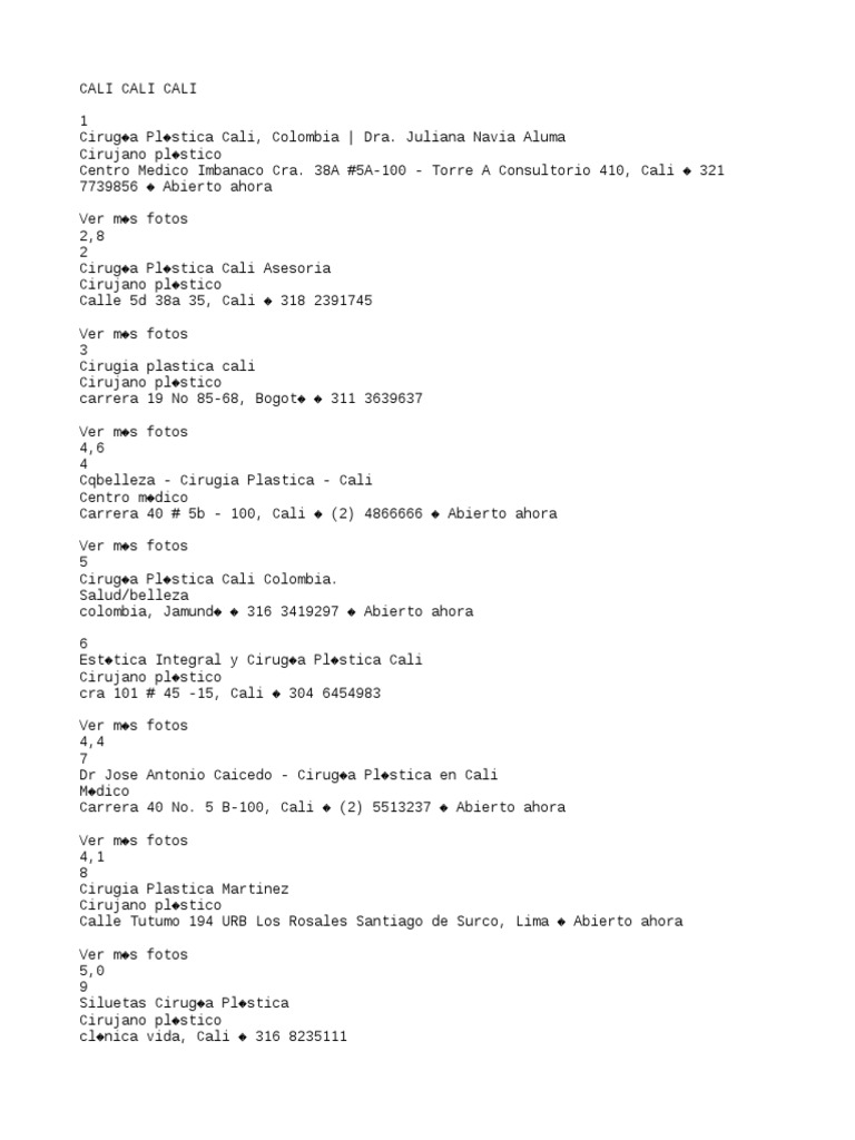 BD Cirujanos | PDF | Cuidado de la salud | Especialidades Medicas