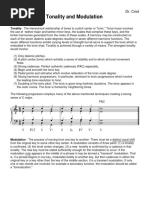 Tonality and Modulation