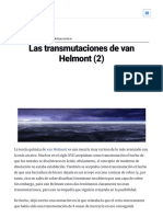 Las Transmutaciones de Van Helmont (2) - Cuaderno de Cultura Científica