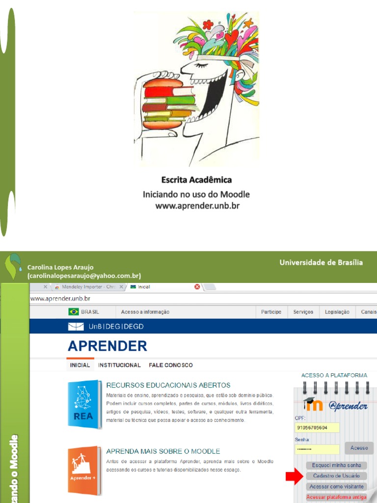 Guia de Uso do Moodle para Escrita Acadêmica | PDF