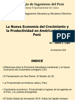 La Nueva Economia y Productividad en AL y Peru-CIP-CIME- 18 Dic. 2018