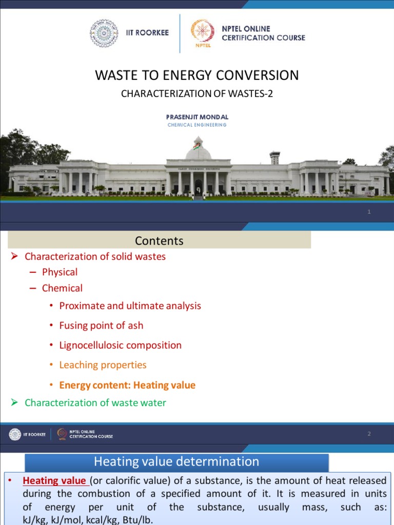 4 Characterization of Wastes 2 | PDF | Physical Chemistry | Thermodynamics