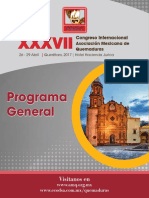 Programa Final ASOCIACION MEXICANA DE QUEMADURAS