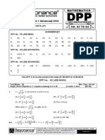 XII Maths DPP (28) - Prev Chaps - Complex Number