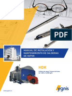 Instalación y mantenimiento de calderas de vapor HDK