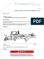 M0101873-00 - The Frame Fore Aft Beam May Crack On Certain 793F