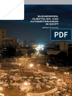 Businessmen, Clientelism, and Authoritarianism in Egypt Safinaz