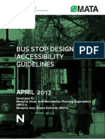 Bus Stop Design and Accessibility Guidelines | PDF | Bus | Traffic