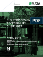 Bus Stop Design and Accessbility Guidelines - April 2017