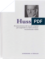 Aprender A Pensar - 38 - Husserl PDF