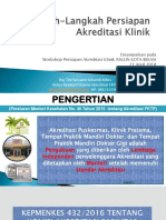 Langkah Persiapan Akreditasi Klinik Asklin Bekasi