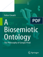 Biosemiotics, Vol. 18 - A Biosemiotic Ontology - The Philosophy of Giorgio Prodi