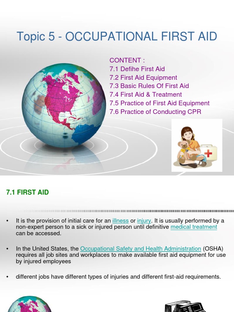 Occupational First Aid Essentials | PDF | First Aid | Cardiopulmonary ...