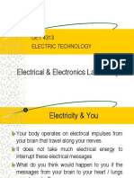 ELECTRIC TECH & ELECTRONICS LAB SAFETY